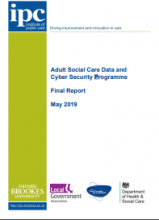 Adult Social Care Data and Cyber Security Programme: Final Report 